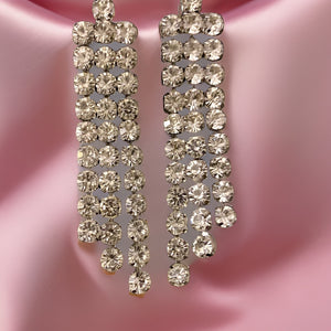 Ms. FeFe Bling Cascade Diamond Earrings