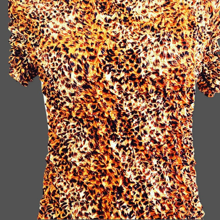 Cheetah Satin Top